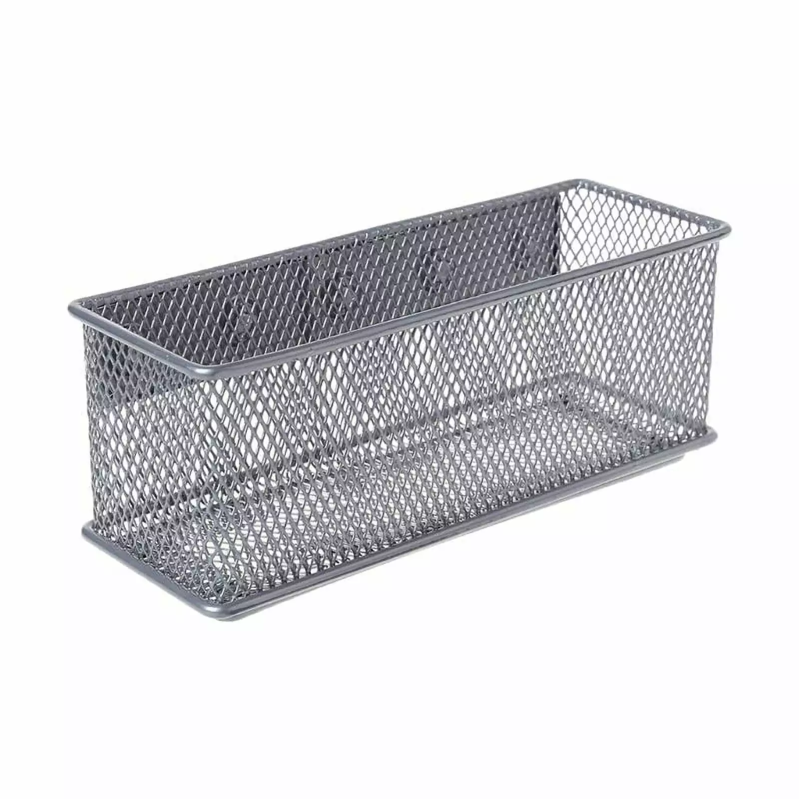 Durable Refrigerator Wire Mesh Magnetic Basket Storage Box Kitchen Cabinet Sundries Pen Makeup Organizer