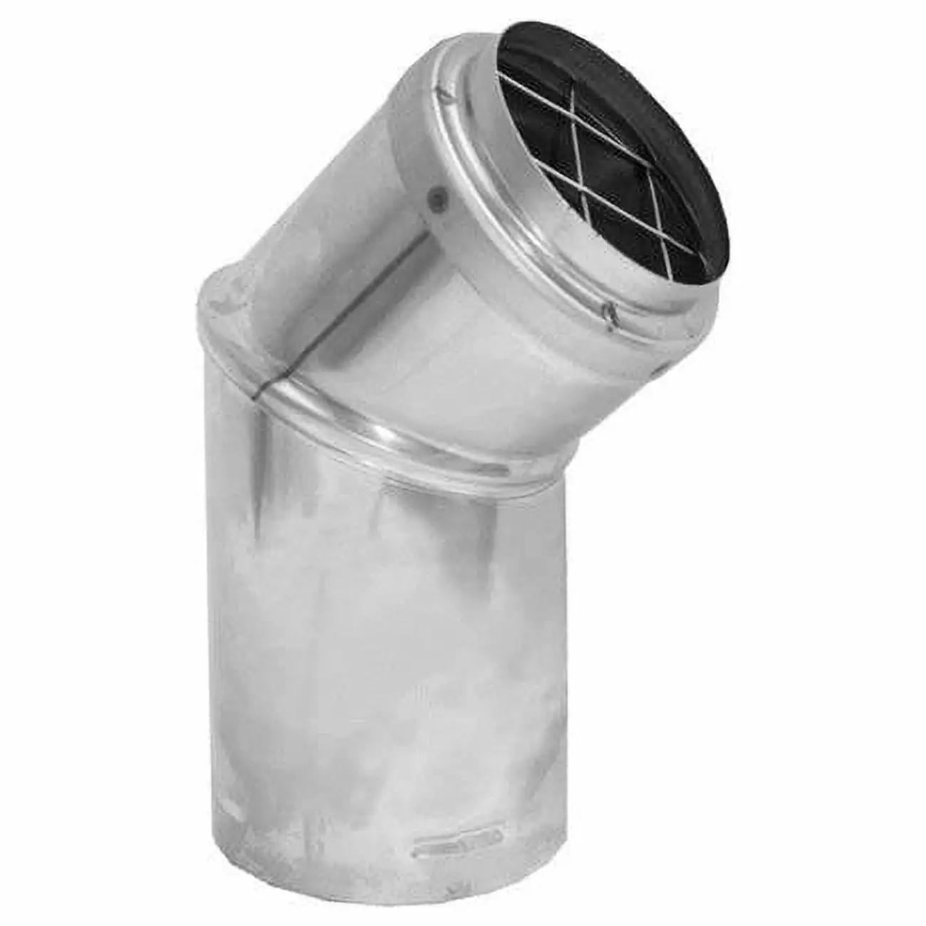 Duravent 4806428 4 x 5 in. Dia. Pellet Horizontal Stove Pipe Cap Stainless Steel - pack of 2