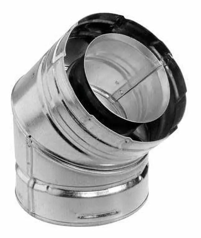 Duravent 58Dva-E45 5 Inner Diameter - Galvanized