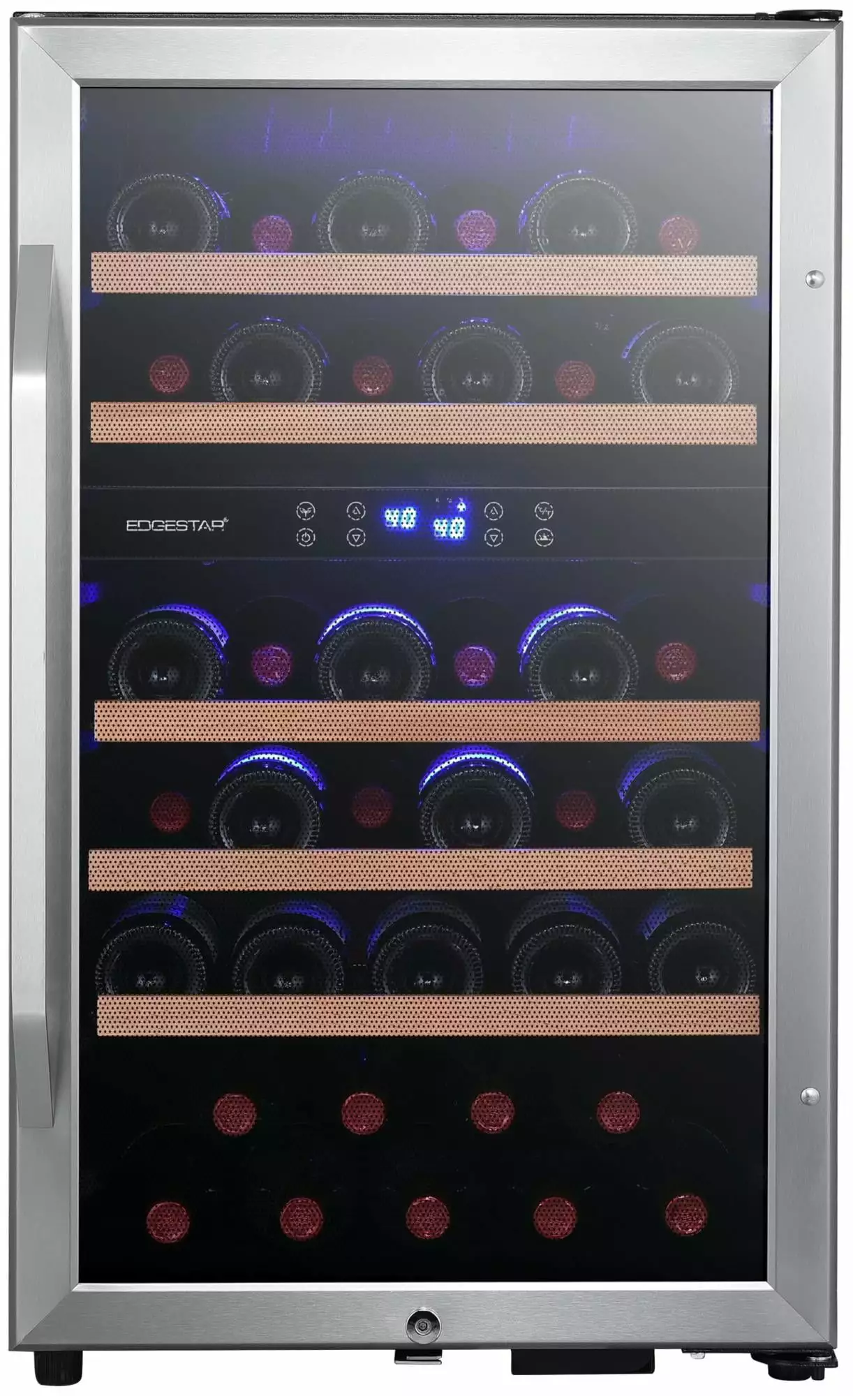 Edgestar Cwf380dz 20 Wide 38 Bottle Capacity Free Standing Wine Cooler - Stainless Steel