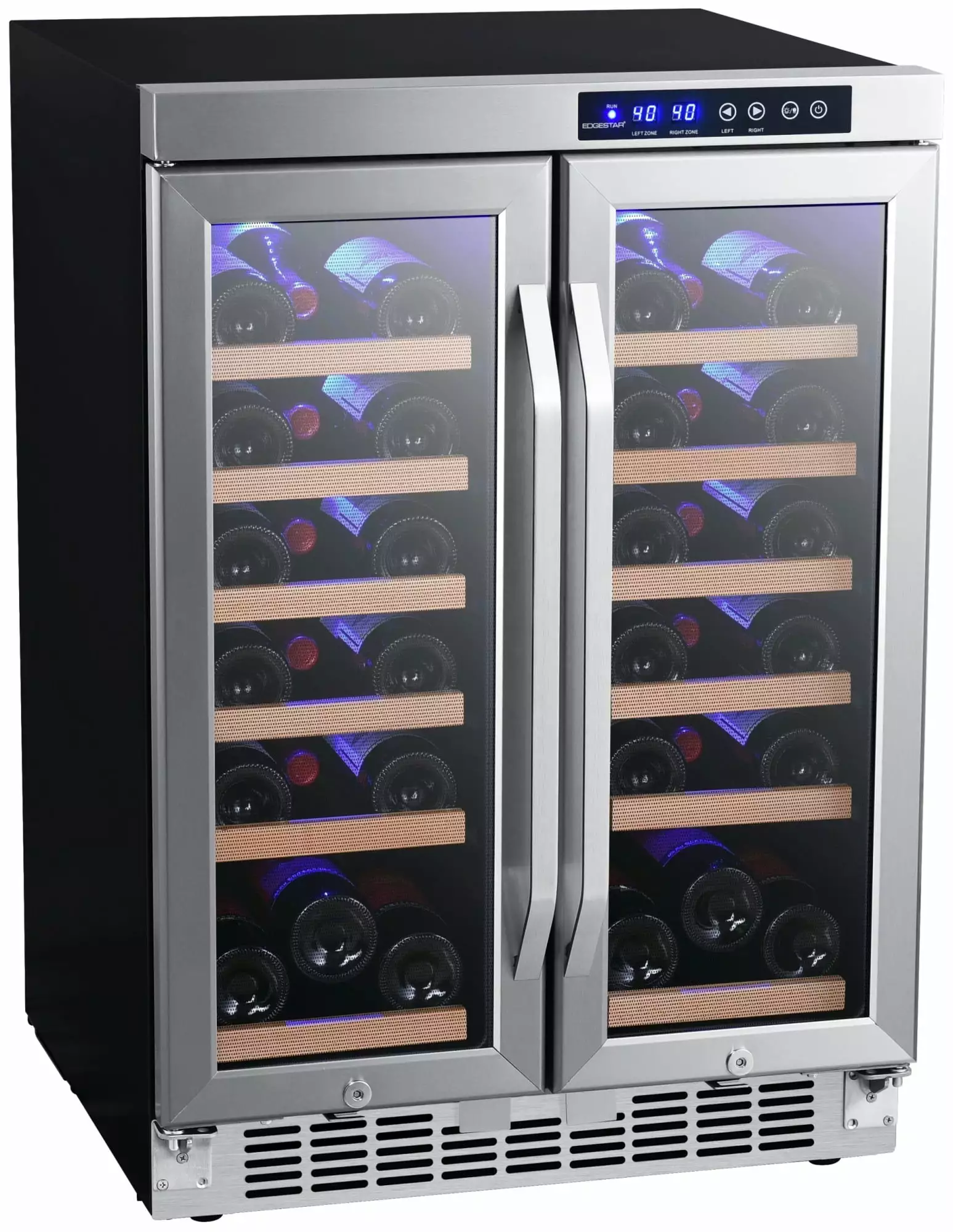 Edgestar Cwr362fd 24 Wide 36 Bottle Built-In Wine Cooler - Stainless Steel