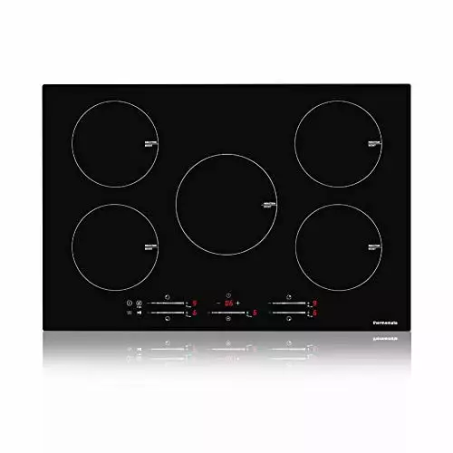 Electric Cooktop. thermomate 30 Inch Built-in Induction Stove Top. 240V Electric Smoothtop with 5 Boost Burner. 9 Heating Level. Timer & Kid Safety Lock. Sensor Touch Control & Keep Warm Function