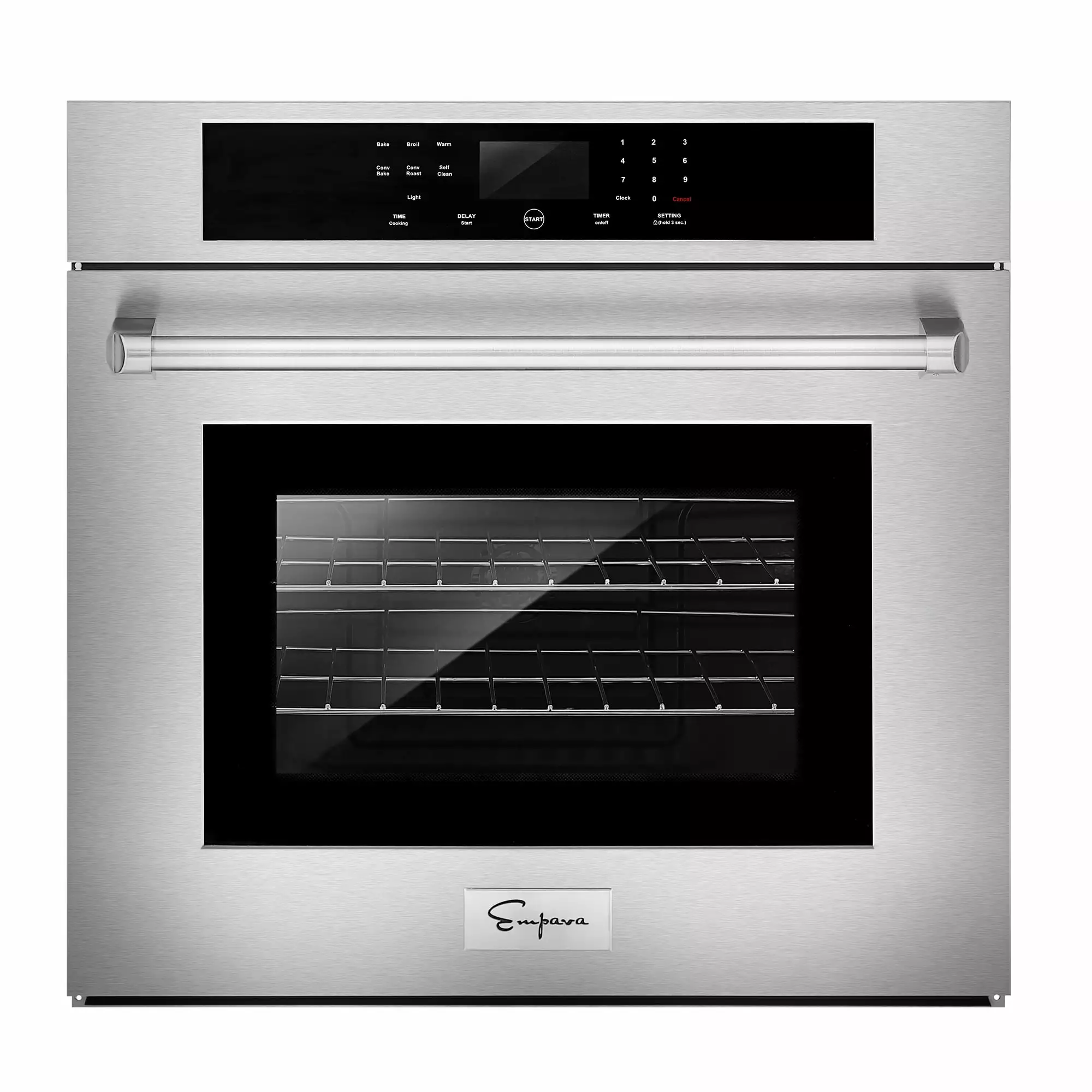 Empava 30-inch Electric Single Wall Oven Self-cleaning Convection Fan Touch Control in Stainless Steel-EMPV-30WO03