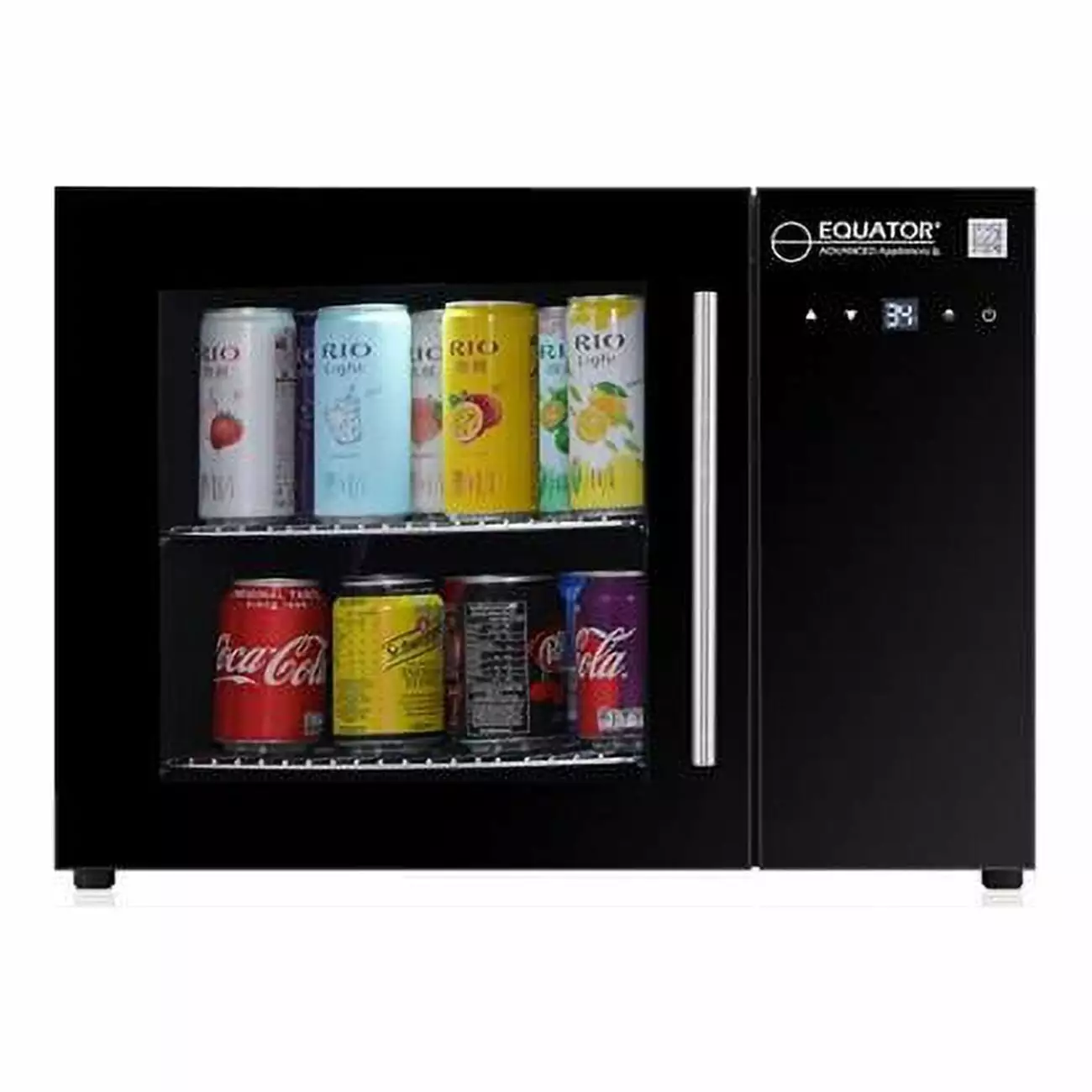 Equator 1.4 cu. ft Can Refrigerator in Black