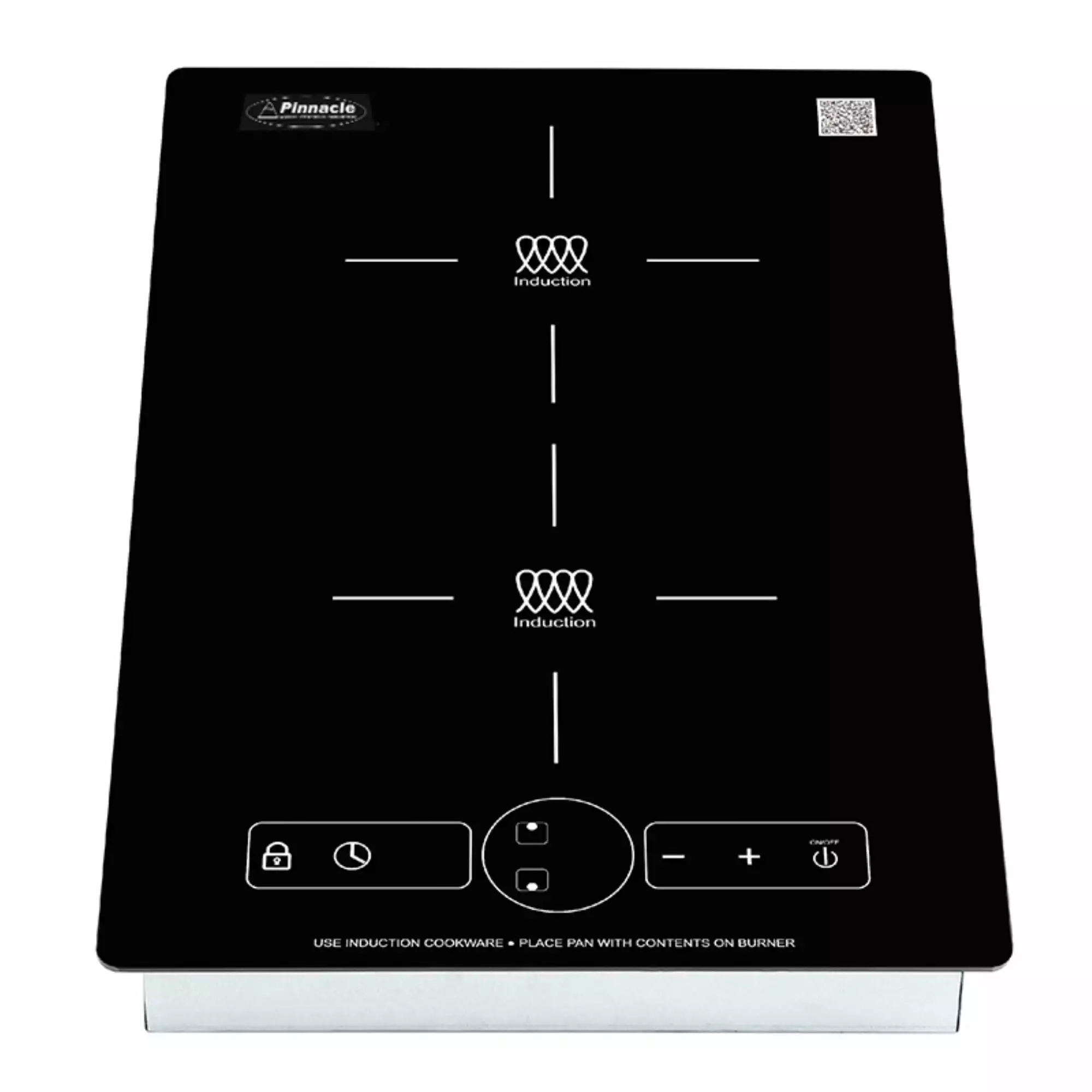 Equator 13 Built in/Freestanding 2 Vertical Burner Induction Cooktop in Black