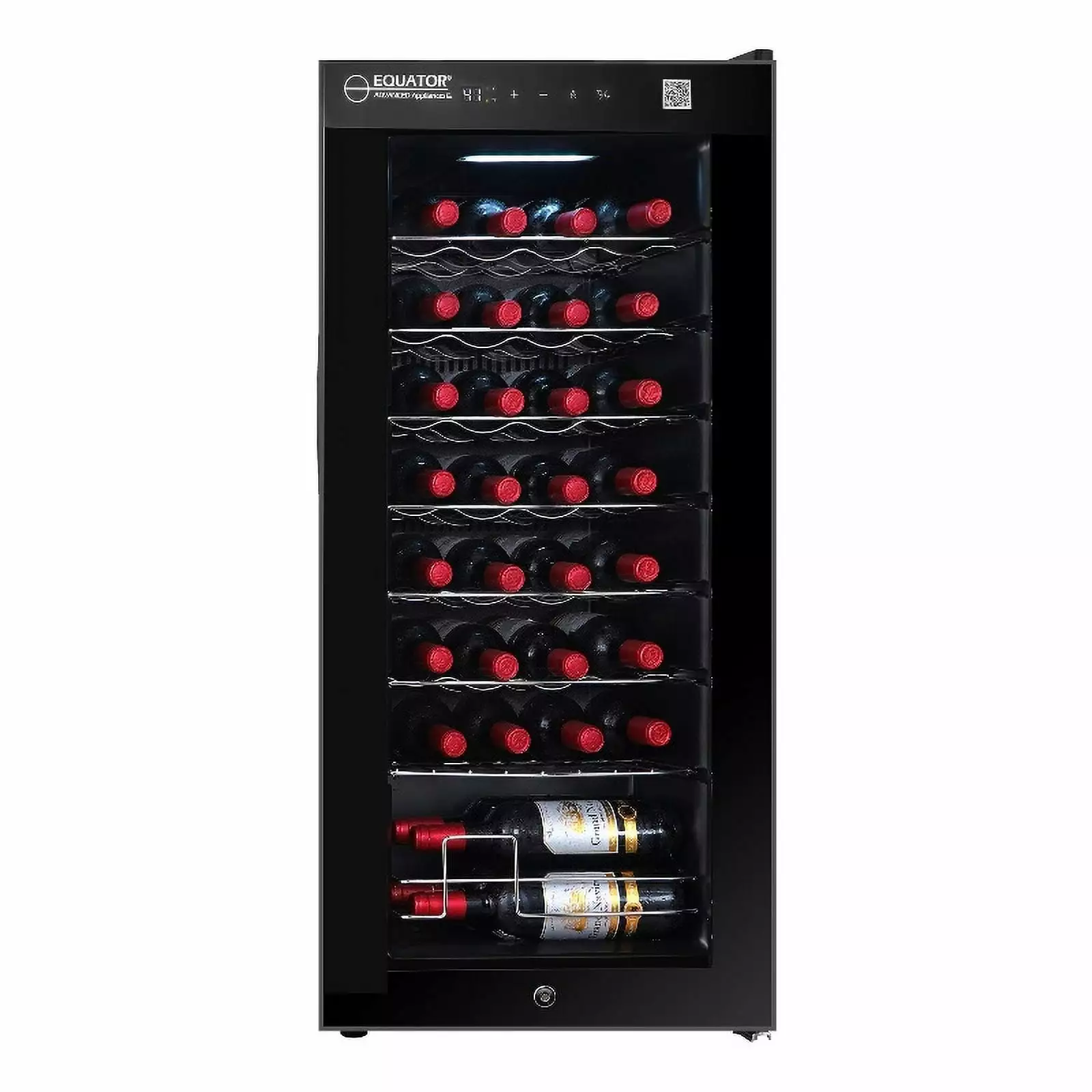 Equator 32 Bottle Wine Refrigerator in Black