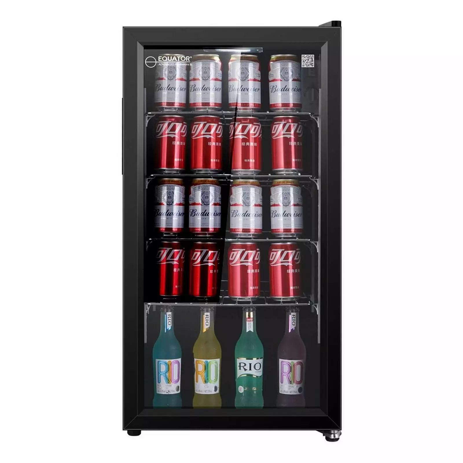 Equator Advanced Appliances Equator 3.17 cu.ft. Black Beverage Refrigerator Single Temperature Zone