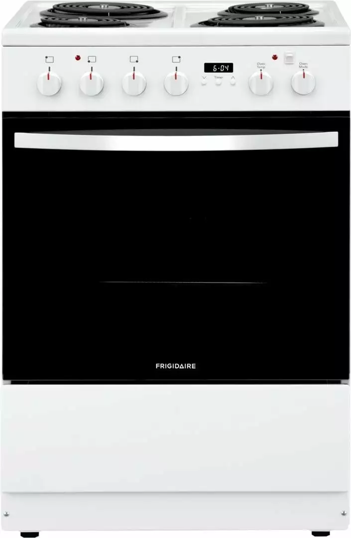 FRIGIDAIRE FFEH2422UW 24 FREESTANDING COIL ELECTRIC RANGE Stainless Steel