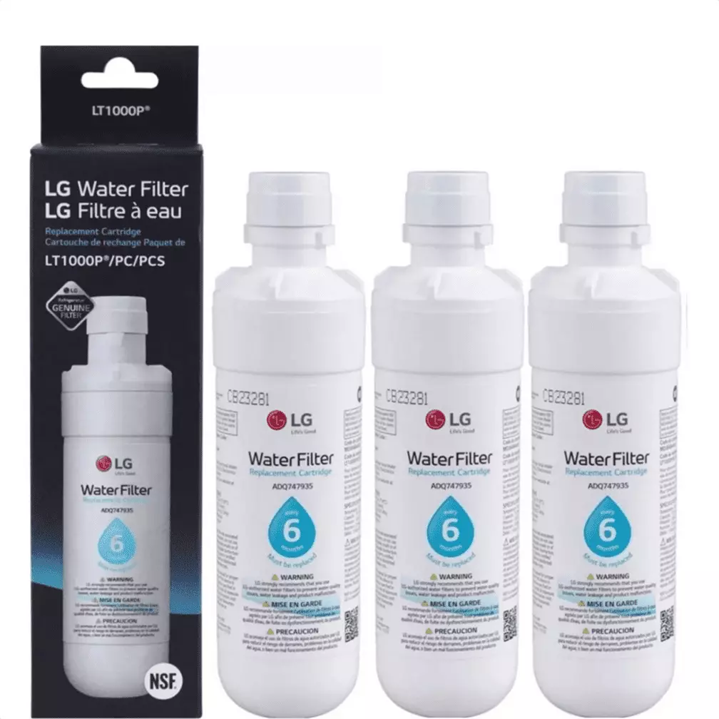 Fit for NEW LT1000P 6 Month Capacity Replacement Refrigerator Water Filter 3 Pack