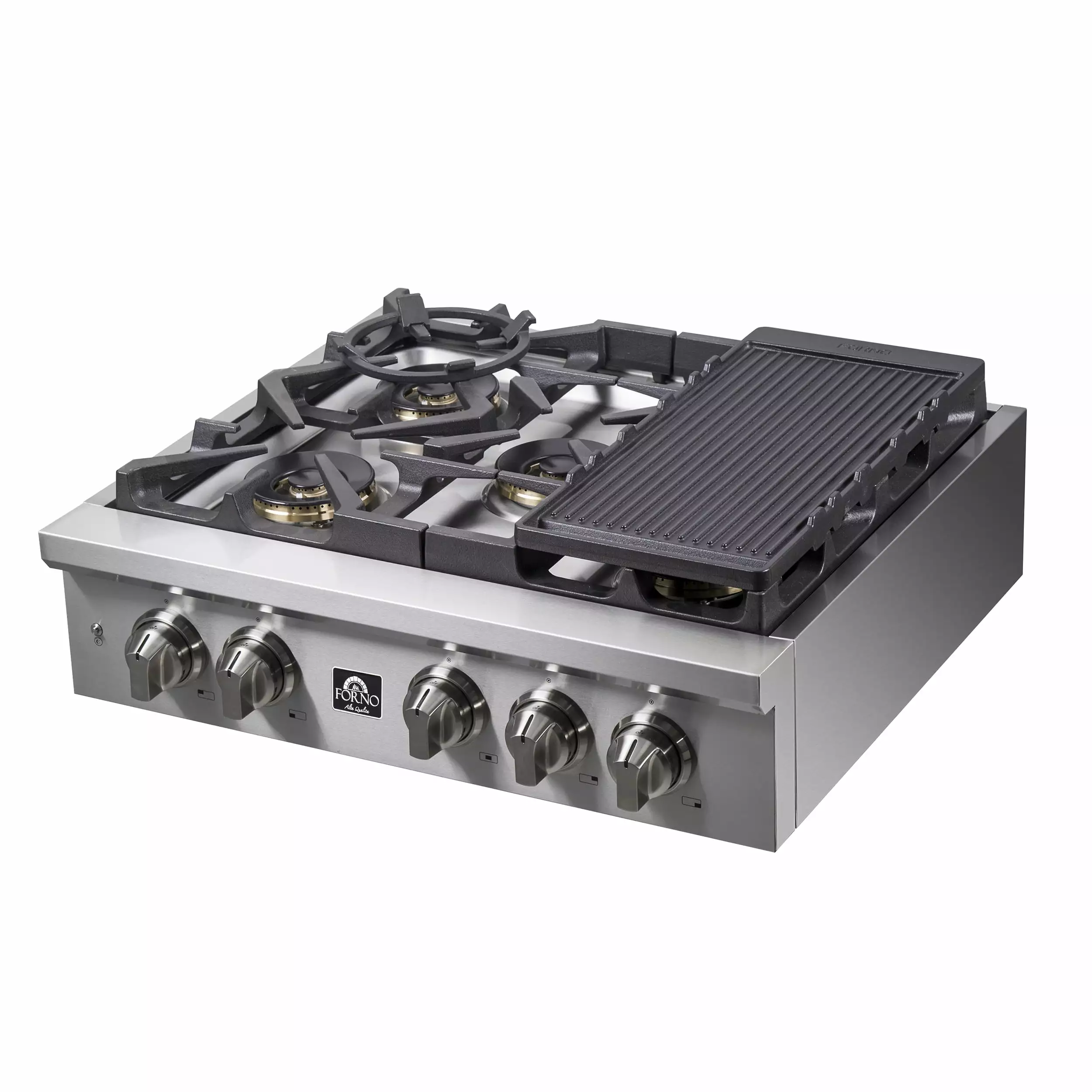 Forno FCTGS575130 30 inch Stainless Steel 5 Burner Gas Cooktop