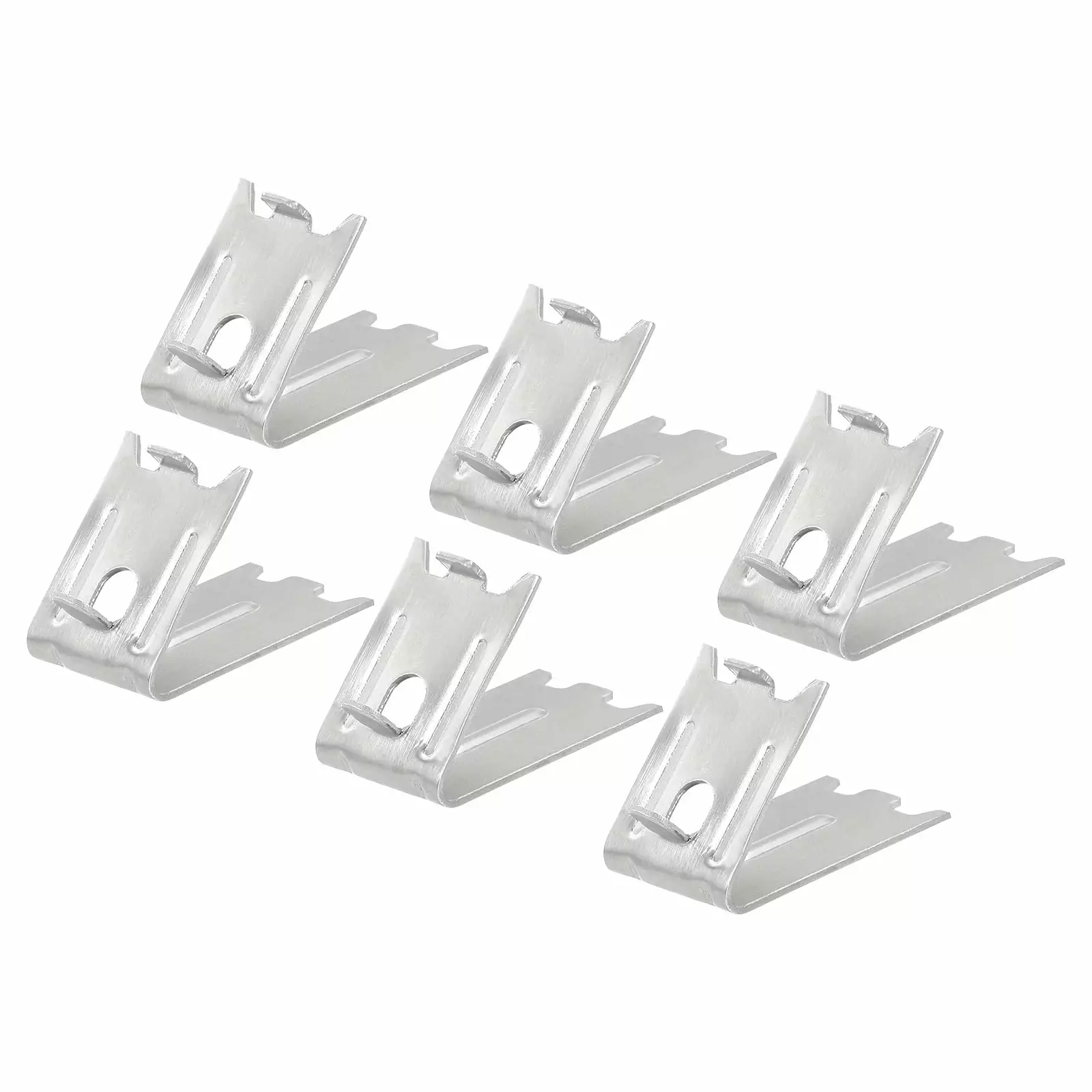 Freezer Shelf Clips. Refrigerator Clip Kits Cooler Shelf Support 1.54x0.85x1.06inch Silver