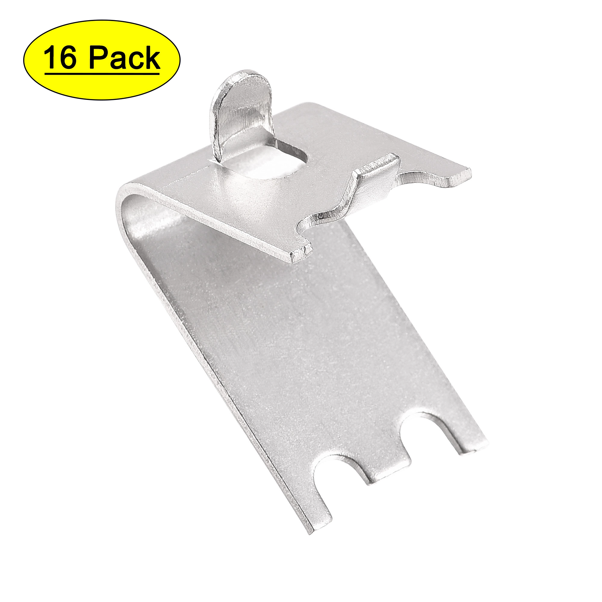 Freezer Shelf Clips Shelf Support Bracket Square Buckles Clips Stainless Steel 1.5mm Thick 16pcs