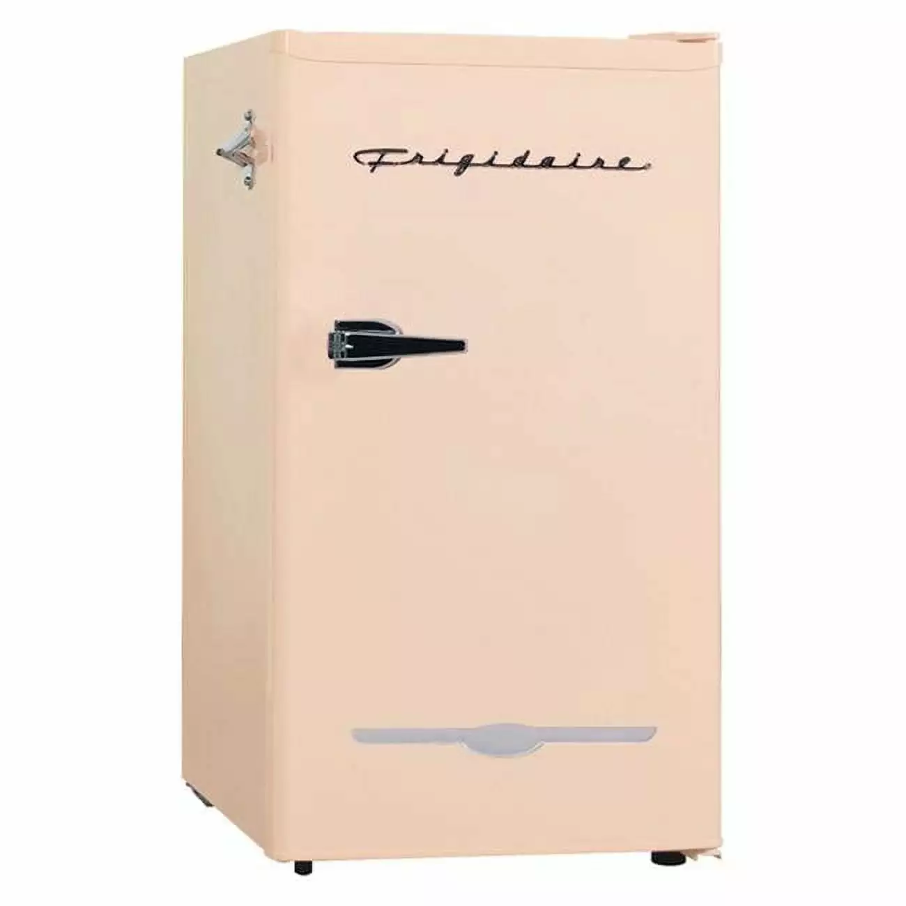 Frigidaire 3.2 Cu ft Retro Compact Refrigerator With Side Bottle Opener EFR376. Coral