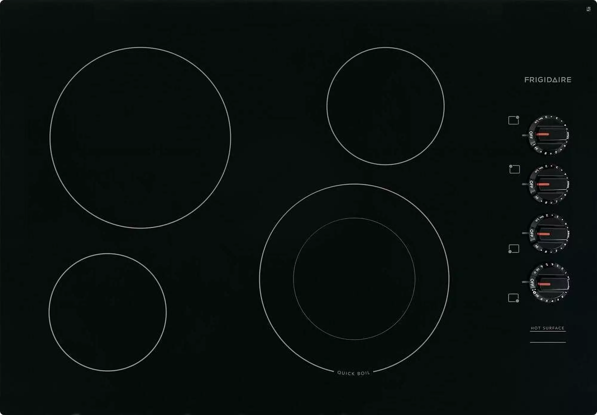 Frigidaire FFEC3025UB Electric Cooktop. 30. Black.