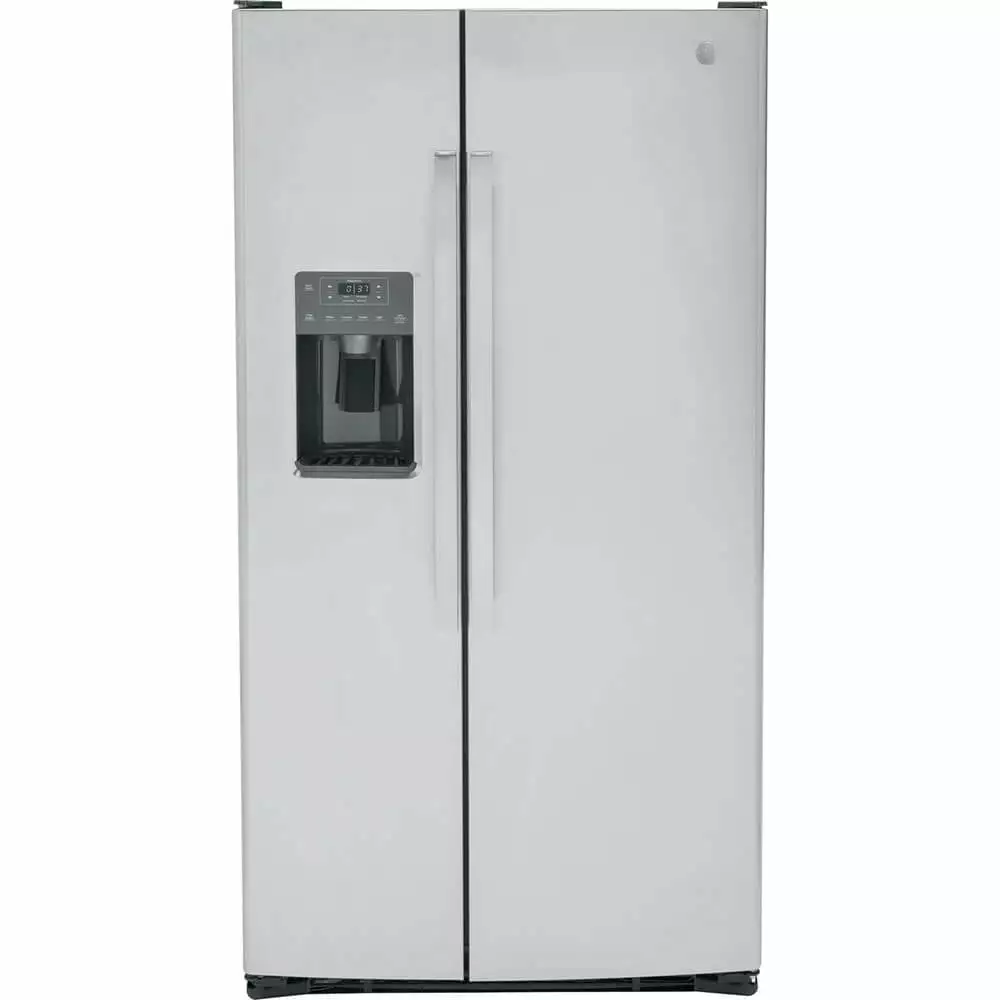 GE APPLIANCES GSE25GYPFS side by side freestanding refrigerator