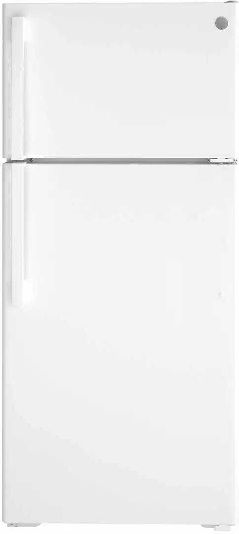 GE APPLIANCES GTE17GTNRWW TOP FREEZER FREESTANDING REFRIGERATOR Black