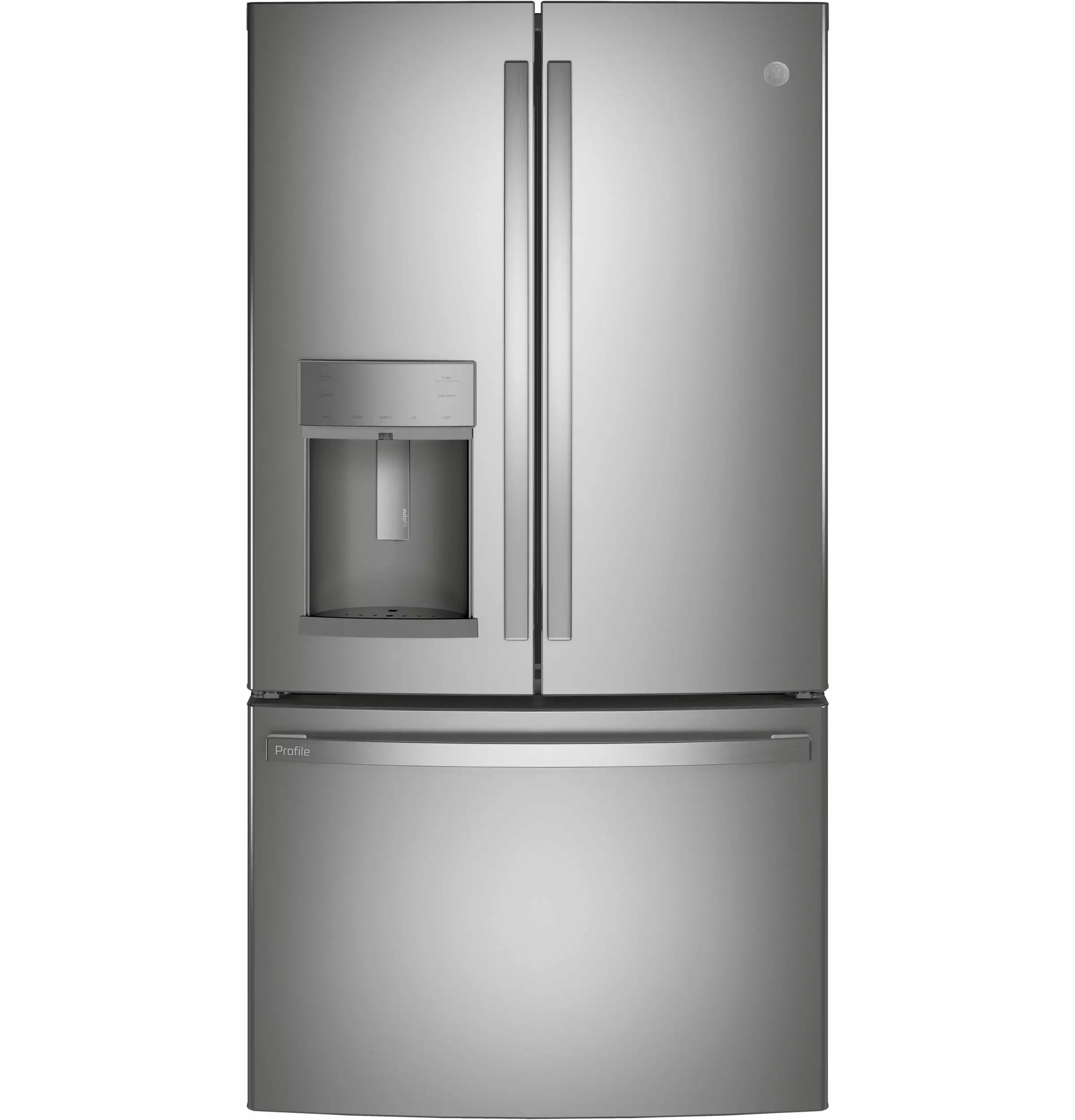 GE APPLIANCES PFD28KYNFS FRENCH DOOR FREESTANDING REFRIGERATOR Black Stainless Steel