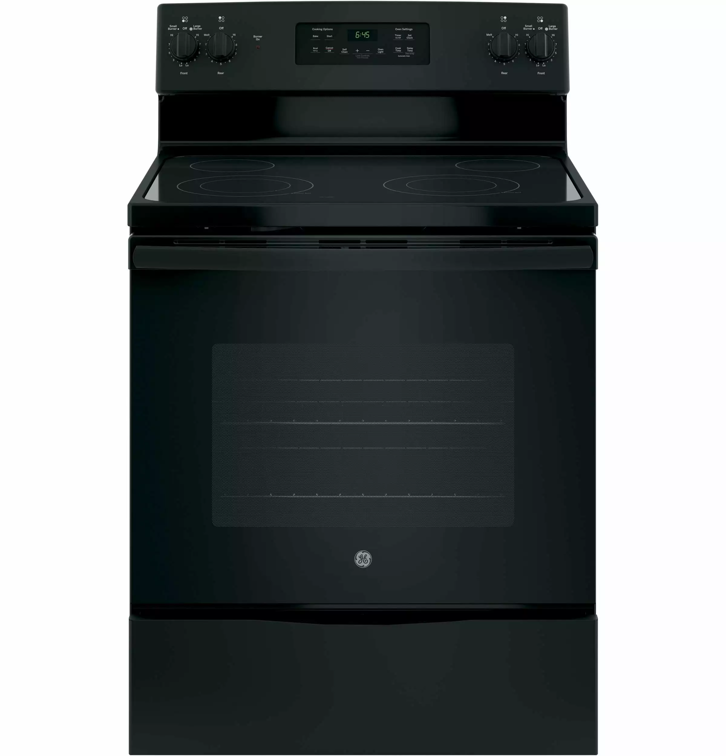 Ge Jb645 30 Wide 5.3 Cu. Ft. Free Standing Electric Range - Black