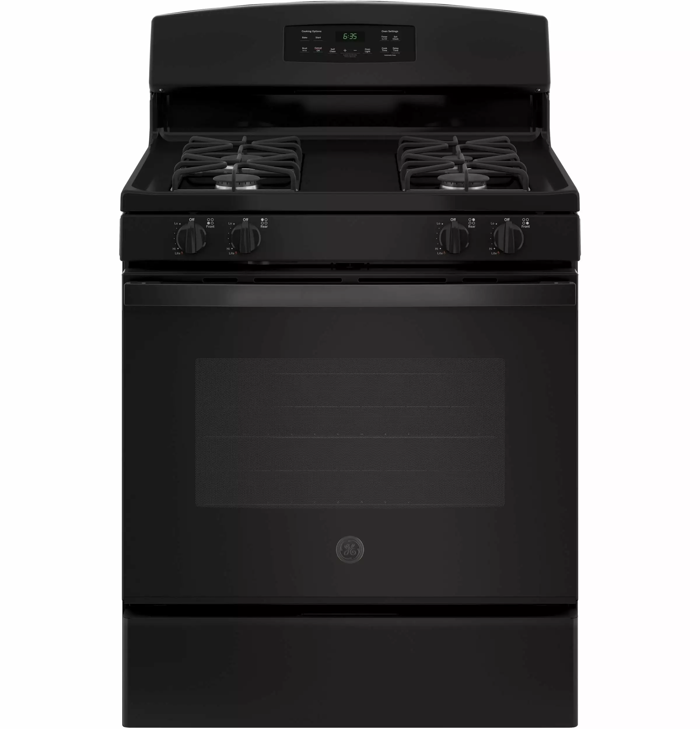 Ge Jgb635k 30 Wide 5 Cu. Ft. Free Standing Gas Range - Black