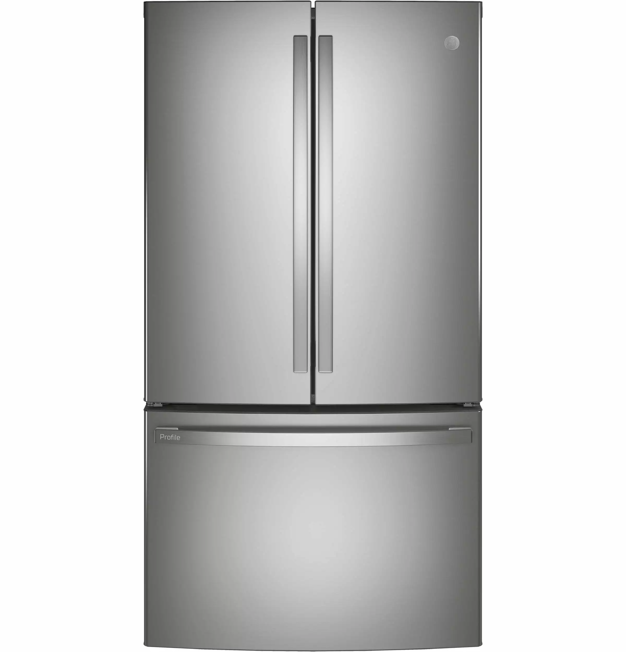 Ge Profile Pwe23k 36 Wide 23.1 Cu. Ft. Counter Depth French Door Refrigerator - Stainless