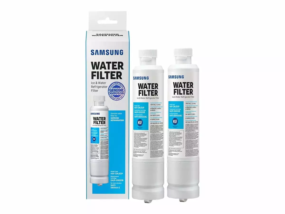 Genuine HAF-CIN Samsung Water Filter - 2 Pack