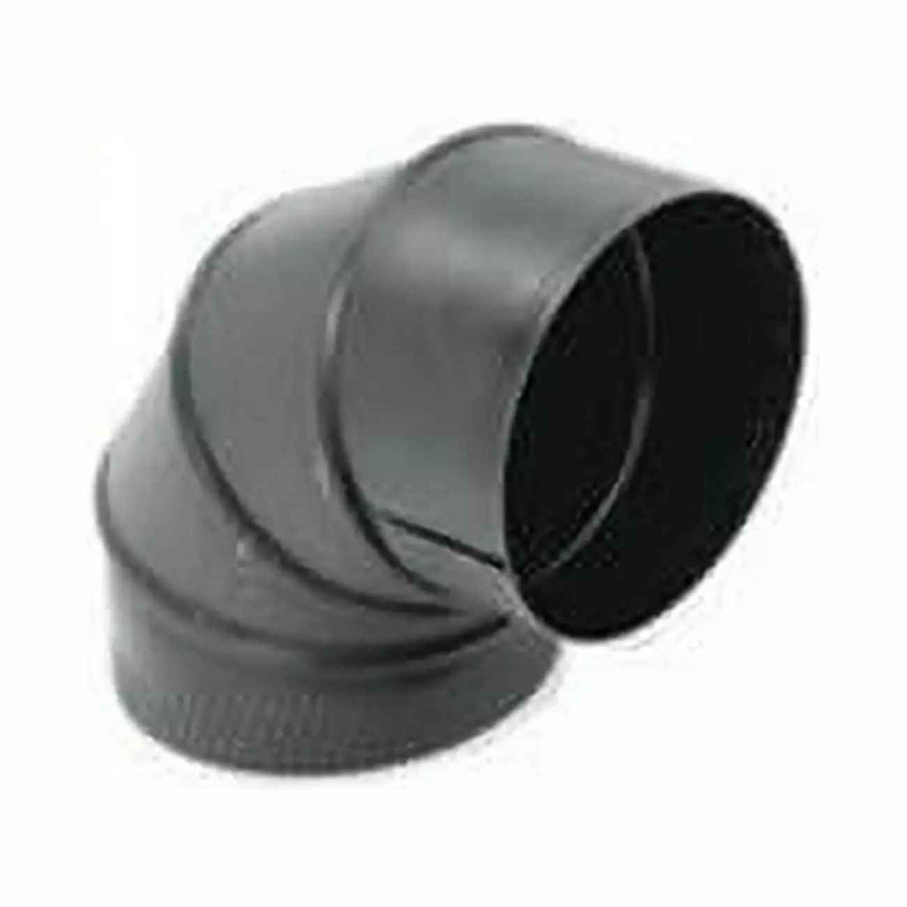 Gray Metal Products Inc. 5-24-602-R 5 Inch 24-ga Snap-Lock Black Stovepipe 90 Deg Sectioned Adjustable Elbow