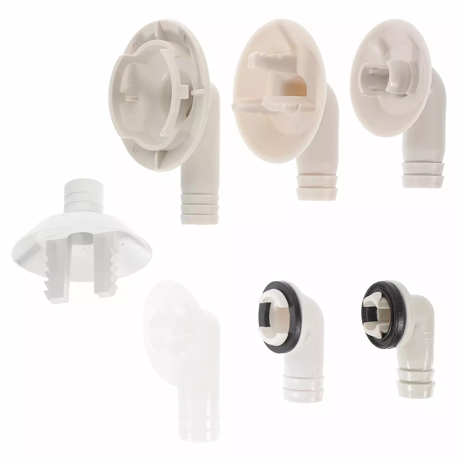 HOKARUA 1 Set Ac Drain Hose Connector Straight and Elbow Ac Draining Hose Joint Air Conditioners Parts