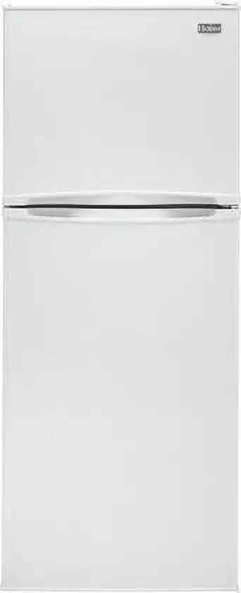 Haier HA10TG21SW 24 Top Freezer Refrigerator with 9.8 cu. ft. Total Capacity Frost-Free and Glass Shelves in white