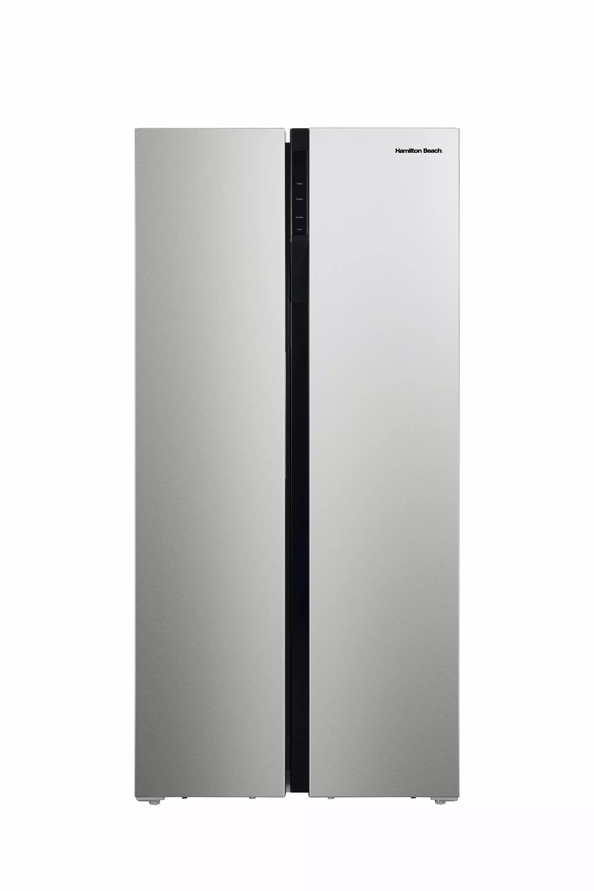 Hamilton Beach 35 in 20.6 cu. Ft. Side by Side Refrigerator. Standard Door Style. Stainless - New