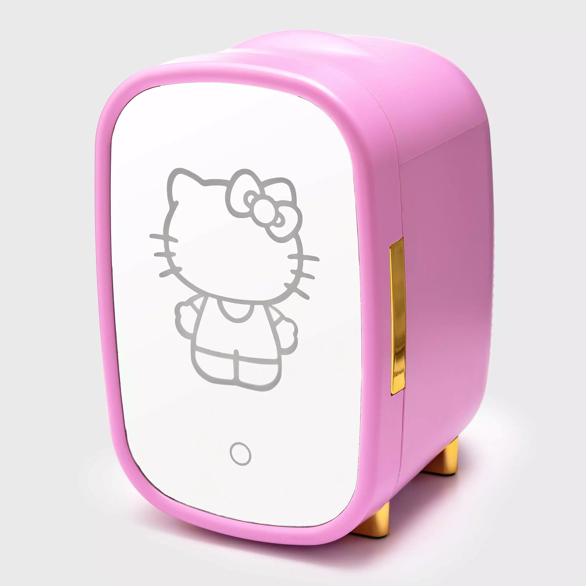 Hello Kitty Pink Beauty Mini Fridge 7L With Light Up Diammable Mirror AC