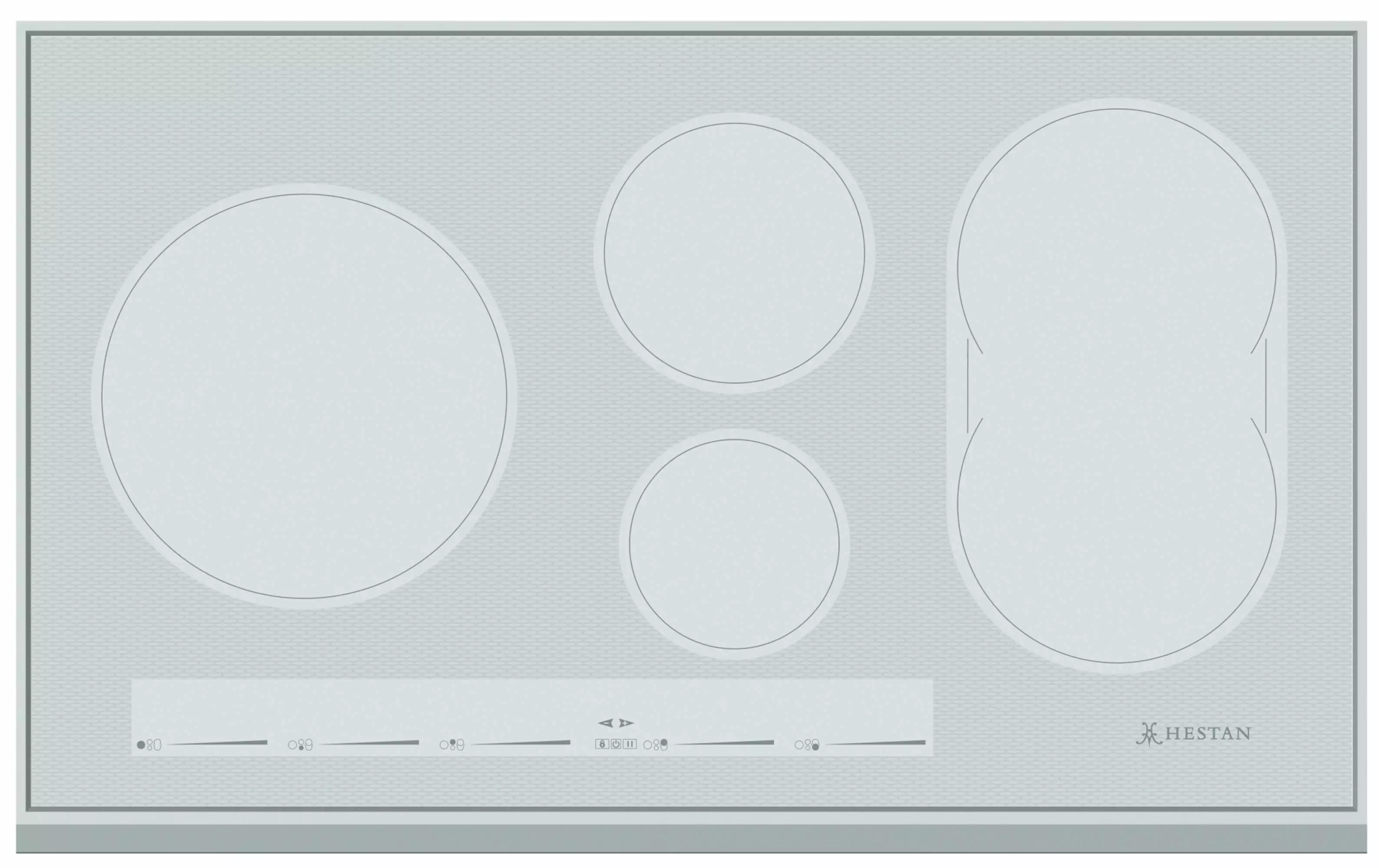 Hestan Kic36 Kic Series 36 Wide 5 Burner Induction Cooktop - Silver