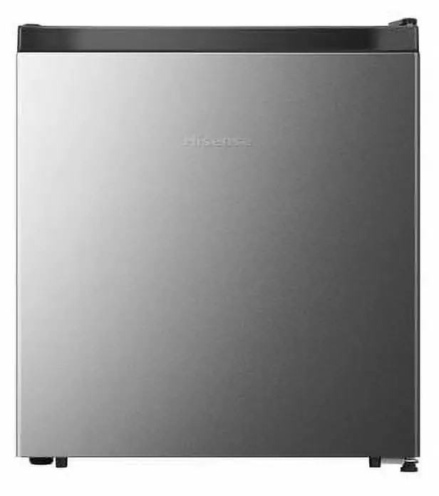 Hisense 1.6 Cu ft Compact Refrigerator Silver. Standard 17.5 Width. 1 Year Warranty. WMS017M6XVE