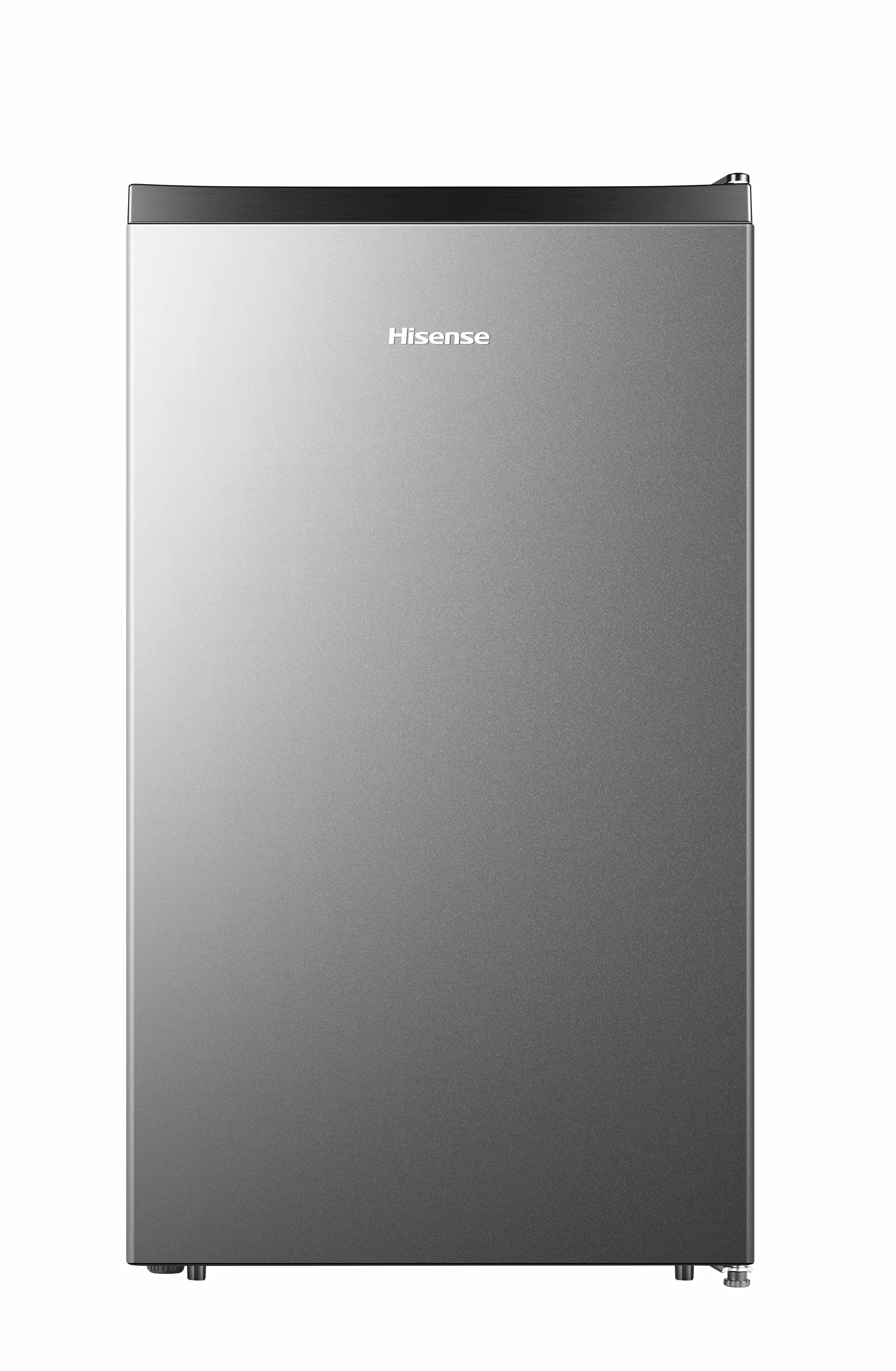 Hisense 4.4 Cu ft. Energy Star Single Door Mini Fridge with Chiller. Silver 18.7 Width. 1 Year Warranty. WMS044M6XVE