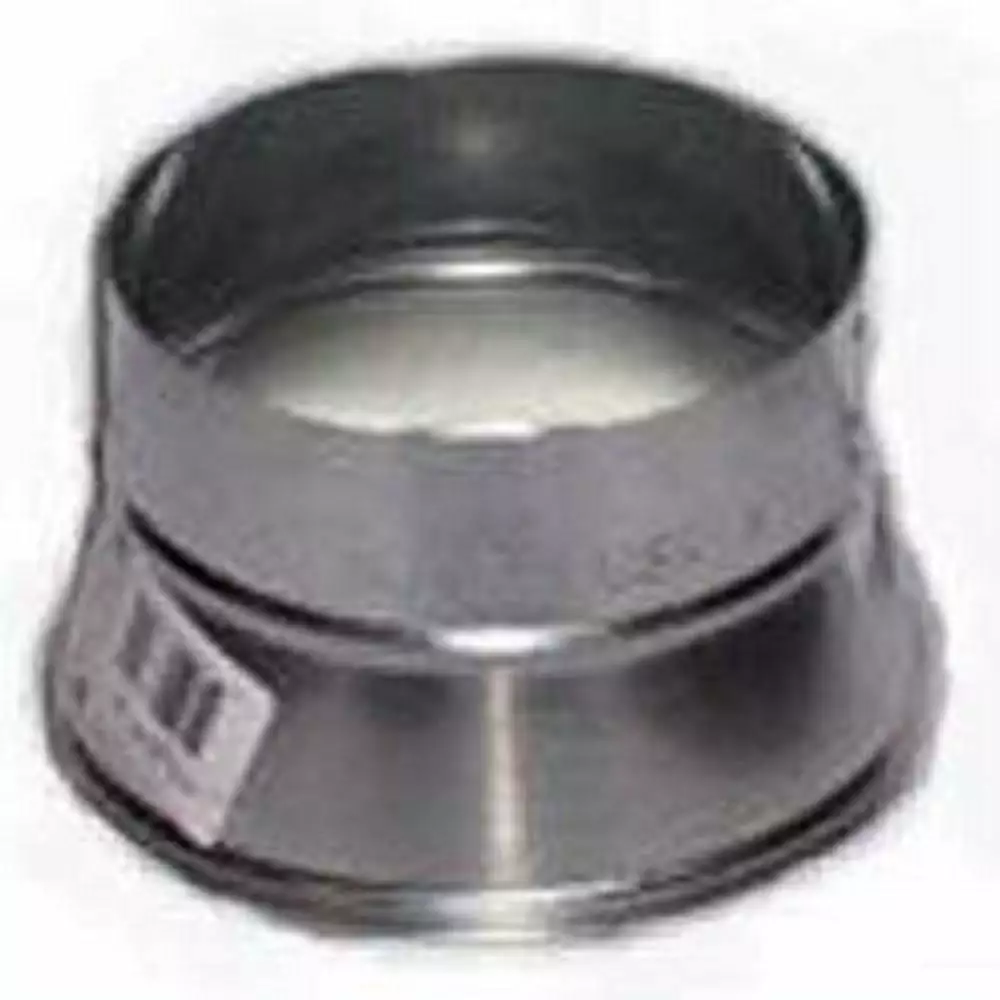 Imperial GV1196 Stove Pipe Reducer. 4 x 3 in. 26 ga Thick Wall. Galvanized