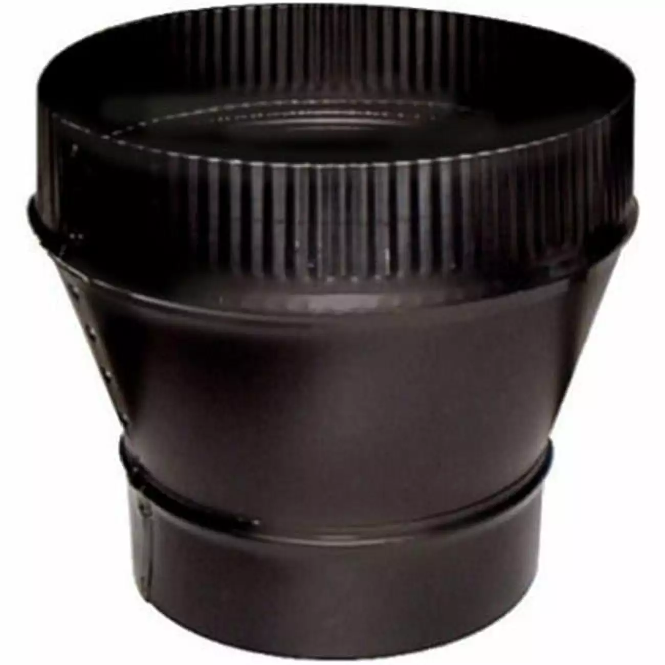 Imperial Manufacturing BM0057 24 Gauge Black Flue Increaser- 4 x 5 in.