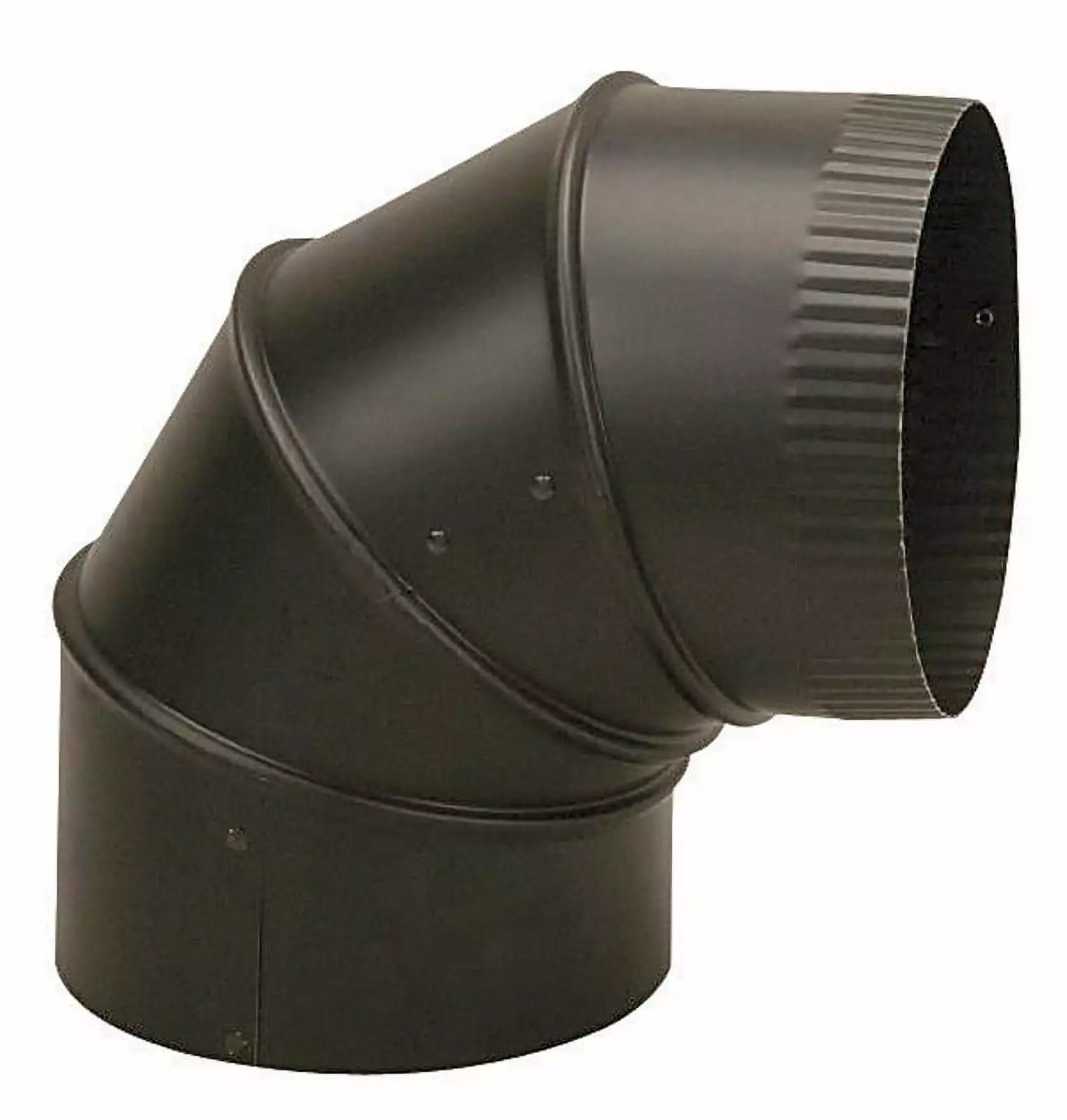 Imperial Manufacturing Group BM0016 8 Black 90?? Adjustable Stovepipe Elbow