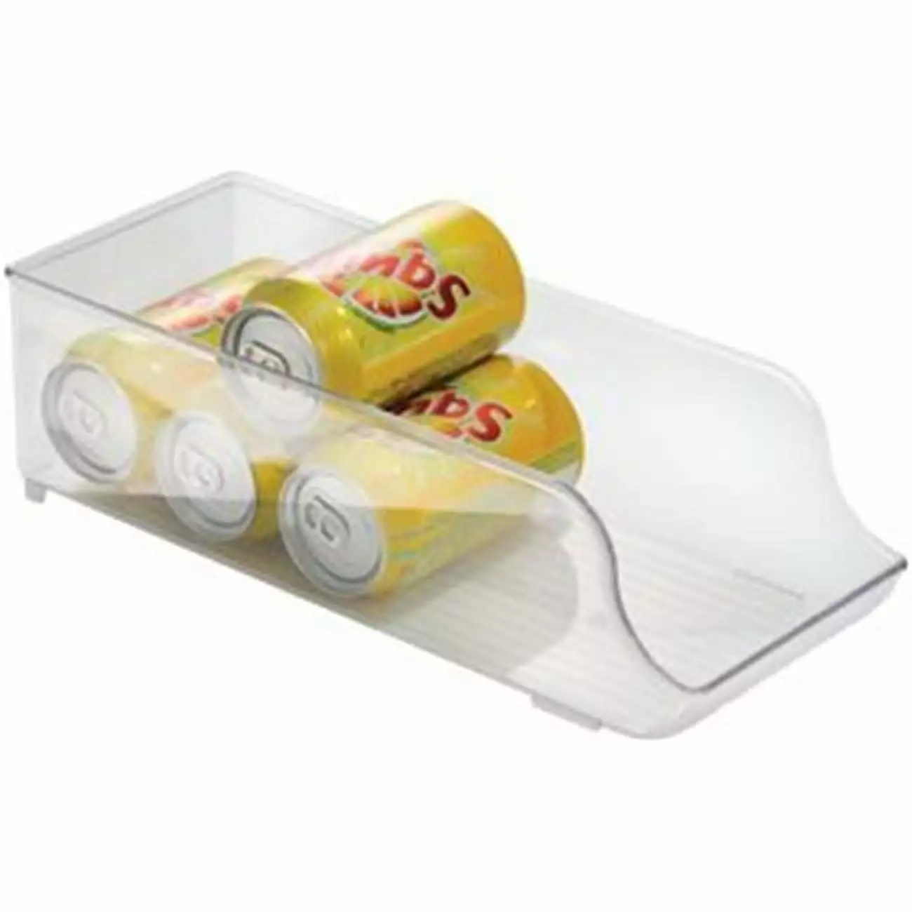 Interdesign Craft Inc 70930 Fridge Binz Soda Can Organizer 5.5x13.75x4 Clear