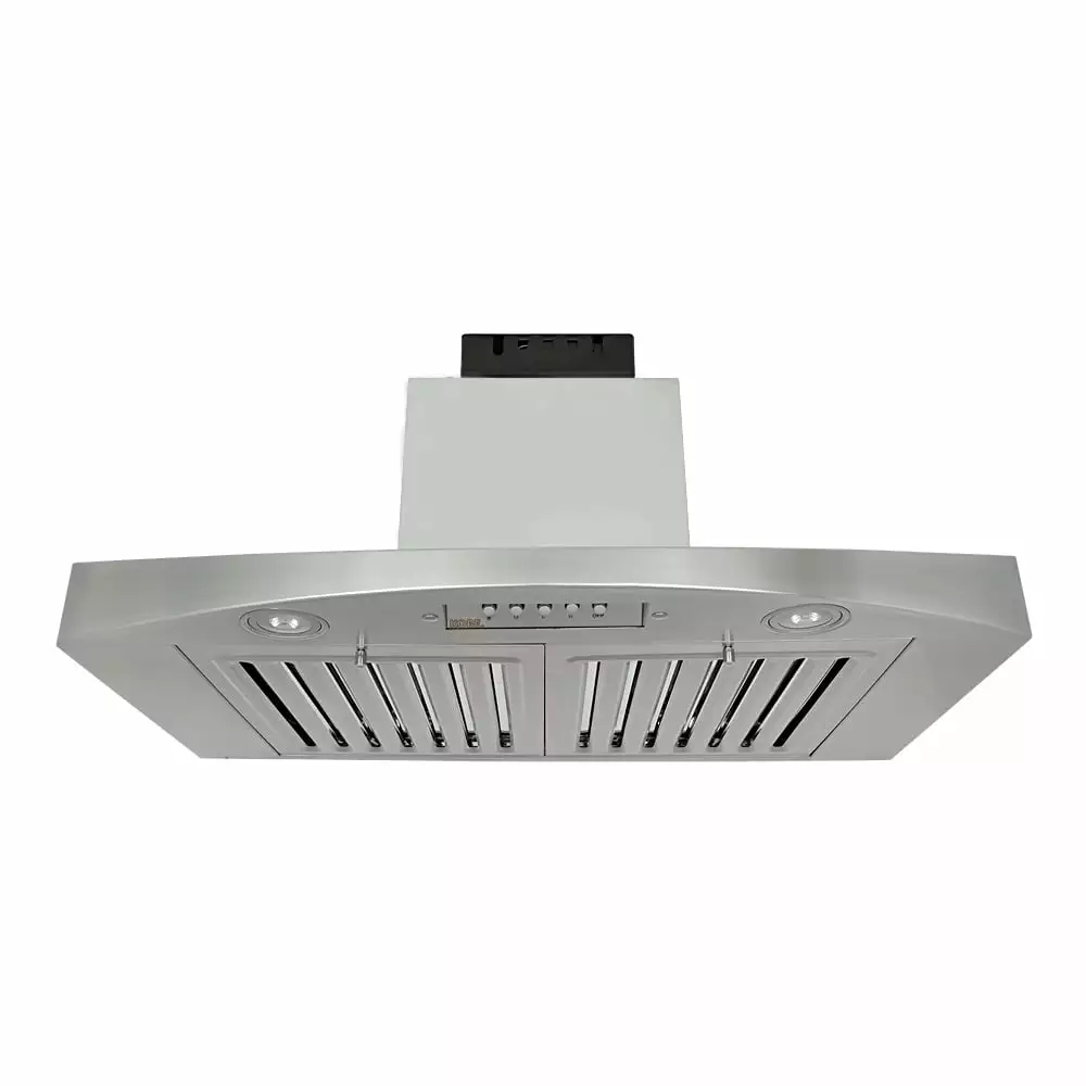 KOBE RA3830SQB-1 Premium 30-inch Under Cabinet Range Hood. 3-Speed. 680 CFM. LED Lights. Baffle Filters