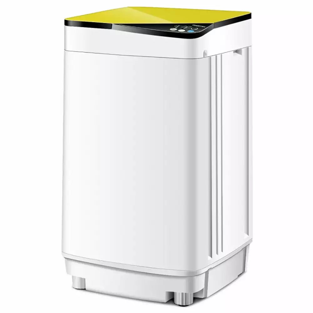 Kadyn Washing Machine. Washer.Washer Machine. Full-automatic Washing Machine 7.7 lbs Washer / Spinner Germicidal-Yellow