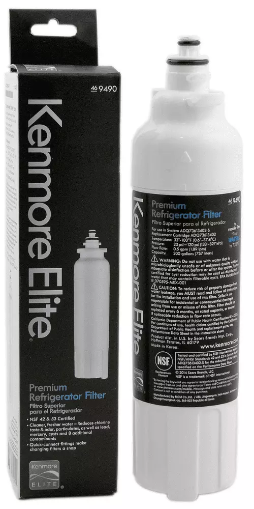 KenmoreElite 9490 46-9490 Kenmore Elite 469490 Refrigerator Water Filter 9490 469490 ADQ73613402 Replacement Refrigerator Water Filter. LT800P. 1 Pack