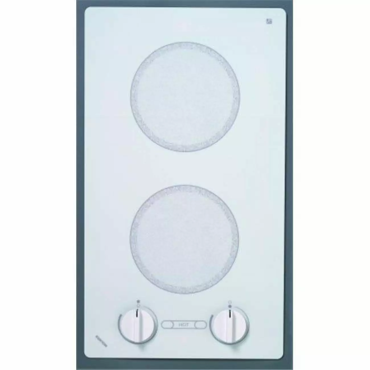 Kenyon Alpine Series 2-burner Trimline Cooktop- white with analog control- two 6 .50 inch 240V UL