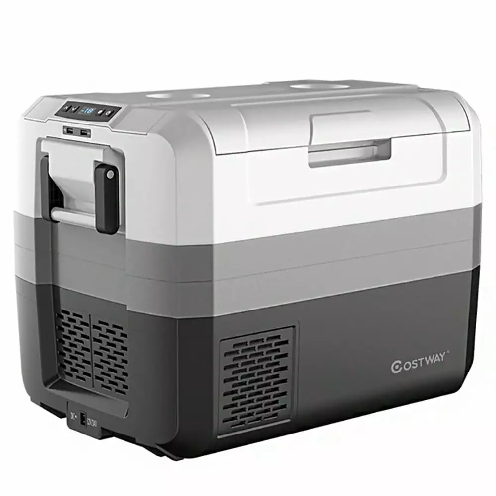 Kepooman Car Refrigerator. Portable Refrigerator. 58 Quart Portable Electric Camping Car Cooler