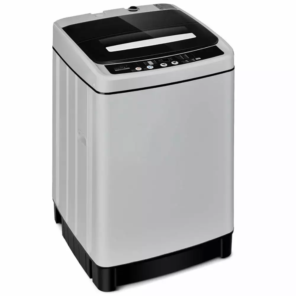 Kepooman Washing Machine. Washer. Portable Washing Machine.Full-Automatic Washing Machine 1.5 Cubic Feet 11 LBS Washer and Dryer-Gray