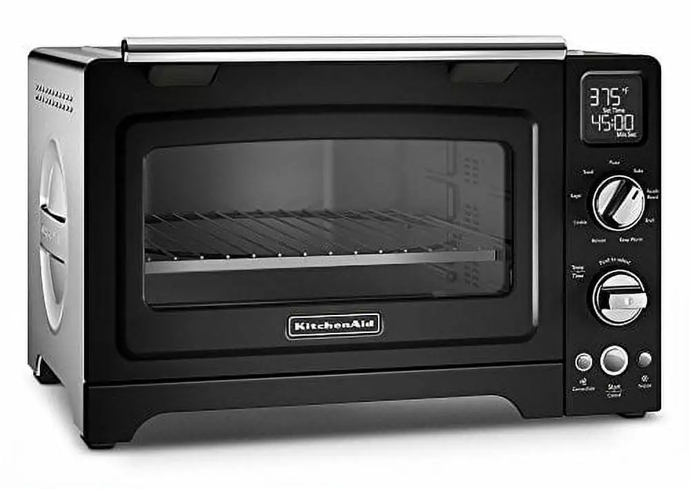 KitchenAid RKCO275OB Convection 1800W Digital Countertop Oven. 12. Onyx Black (Used)