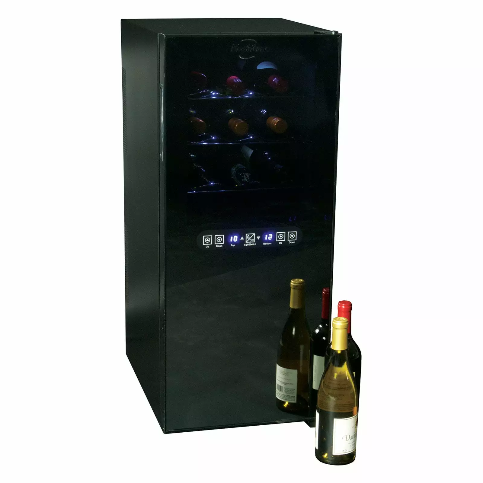 Koolatron 24 Bottle Dual Zone Wine Cooler Freestanding Wine Fridge