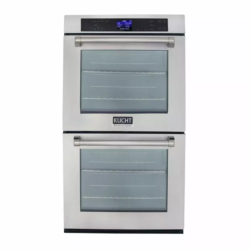 Kucht 30 in. Double Electric Wall Oven with True Convection in Stainless Steel