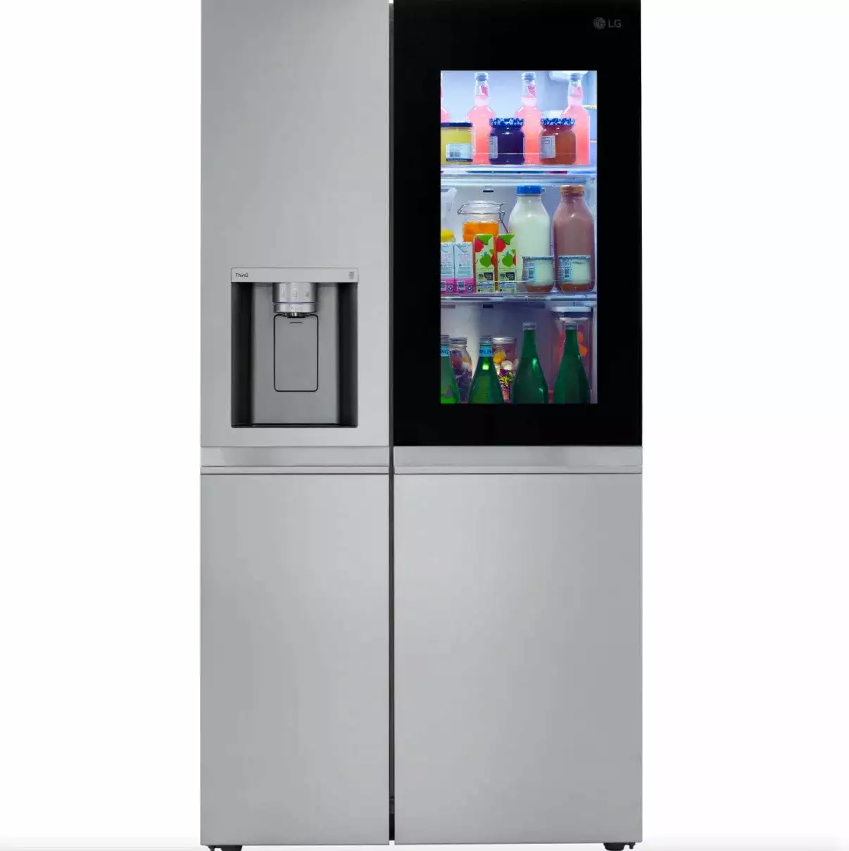 LG 27 Cu. ft. Side by Side Refrigerator w/ InstaView. Stainless Steel (LRSOS2706S)