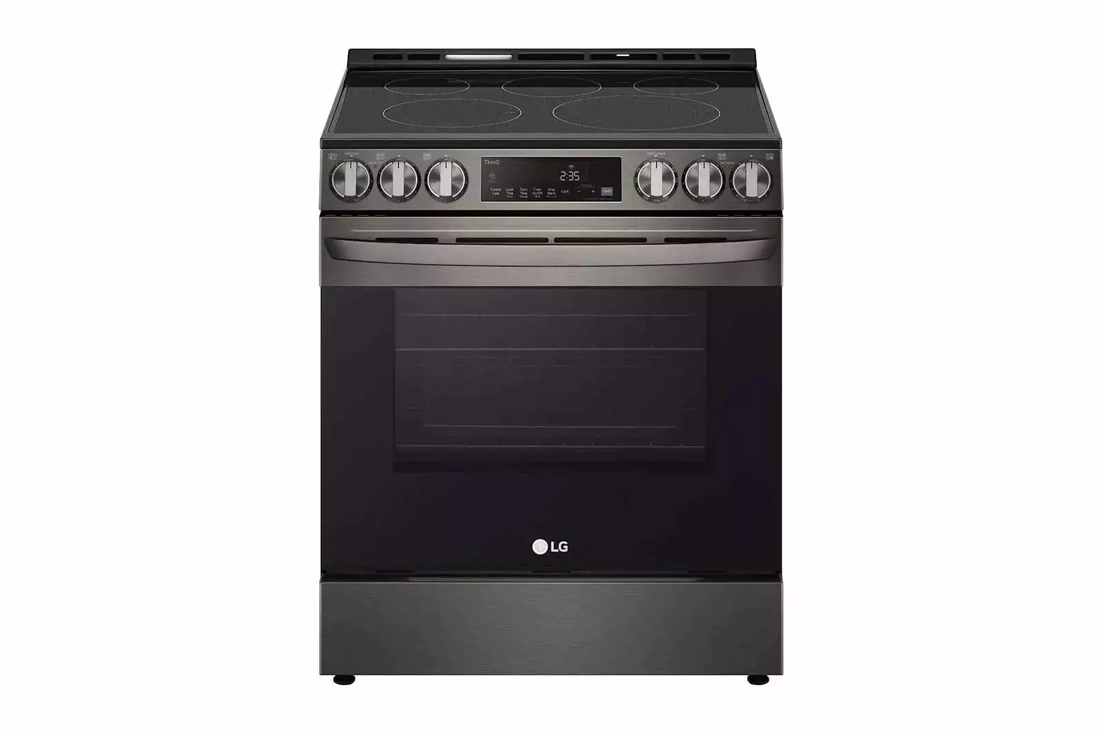 LG LSEL6333D 6.3 Cu. Ft. Black Stainless Slide-In Electric True Convection Range