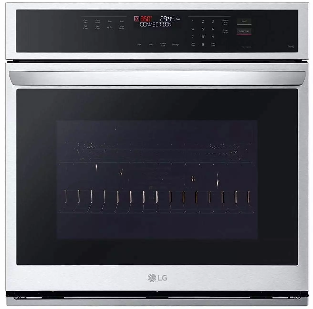 LG WSEP4723F SINGLE WALL ELECTRIC OVEN Black Stainless Steel