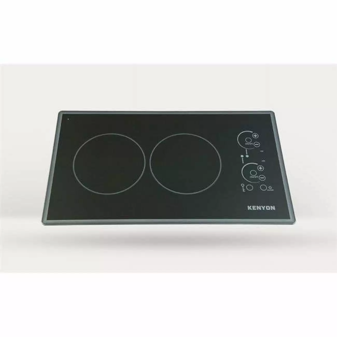 Lite-Touch Q Cortez 2-burner Trimline Cooktop. black with touch control. landscape - two 6 .5 inch 120V UL